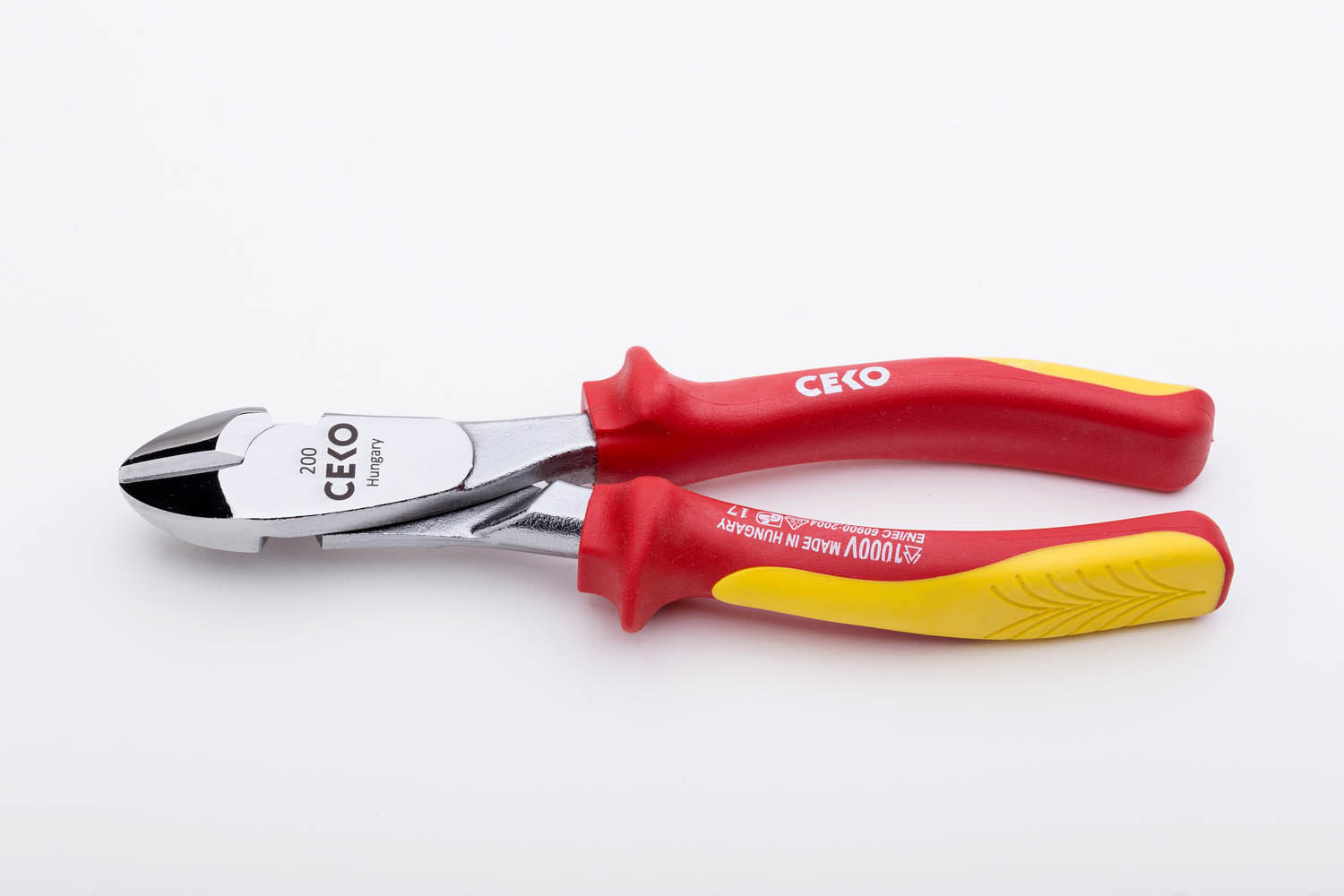 Erő-oldalvágó fogó szigetelt krómozott Ceko