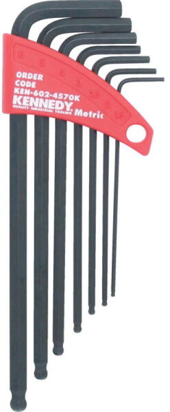 Gömbvégű hatszögkulcs készlet Kennedy