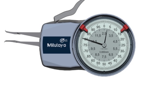 Belső tapintókaros mérőóra