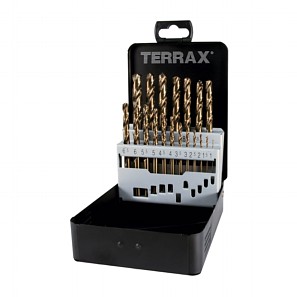 Csigafúró készlet fémdobozos Terrax