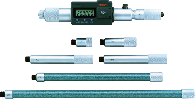 Digimatic csőmérő belső mikrométer hosszabbítóval Mitutoyo
